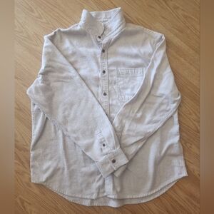 Old Navy Men's Cream Button-Up Shirt